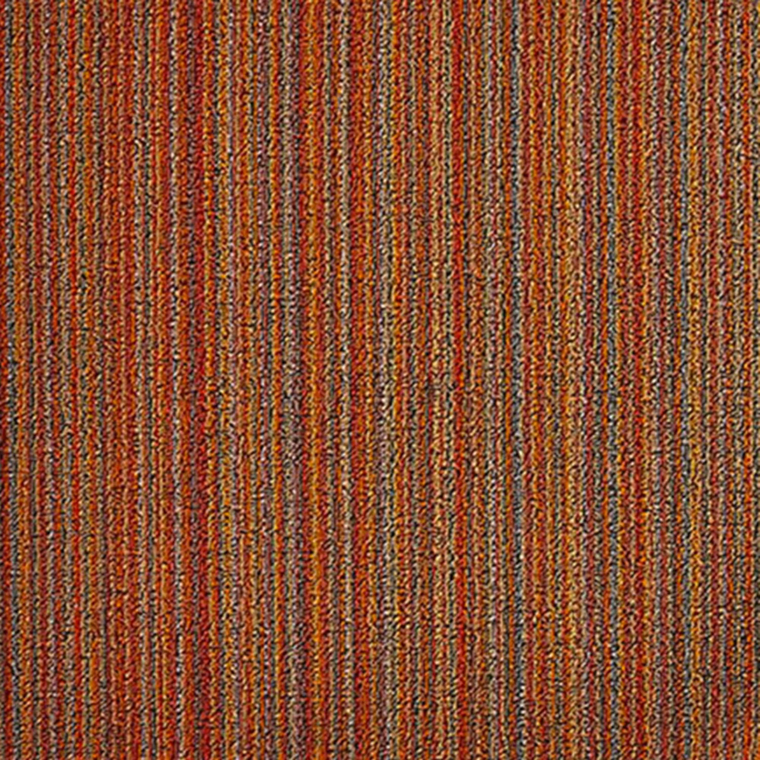 chilewich | shag utility doormat 61x91cm (24x36") | skinny stripe orange - Image 3