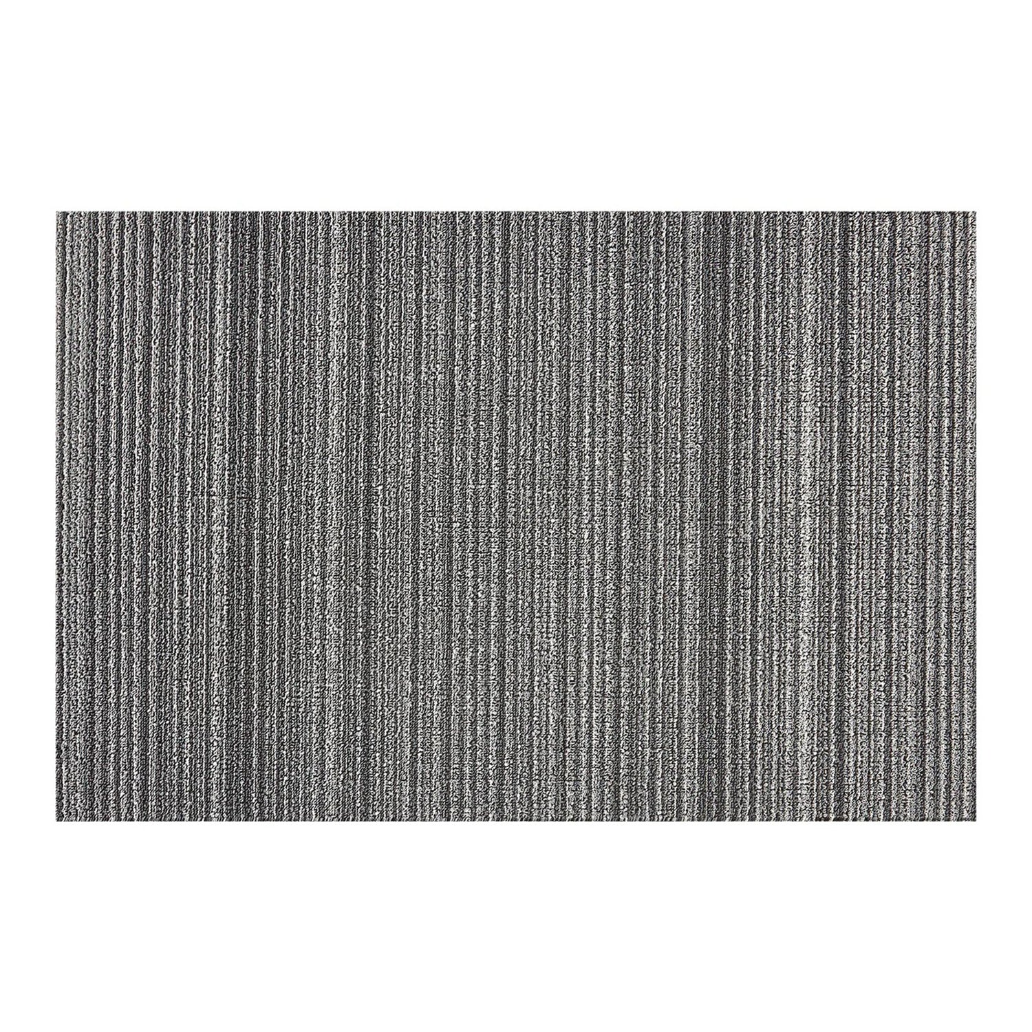chilewich | shag utility doormat 61x91cm (24x36") | skinny stripe shadow