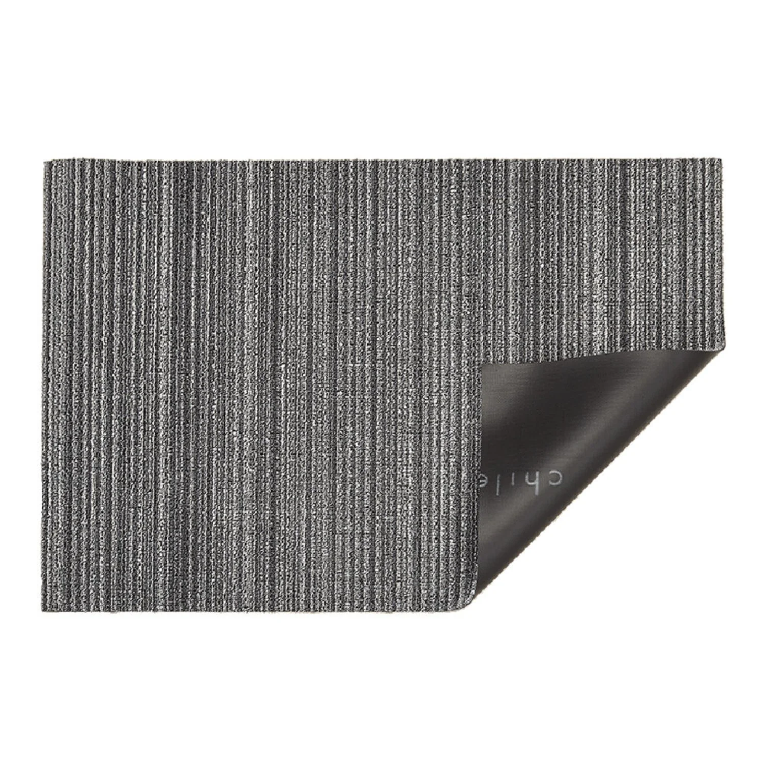 chilewich | shag utility doormat 61x91cm (24x36") | skinny stripe shadow - Image 4