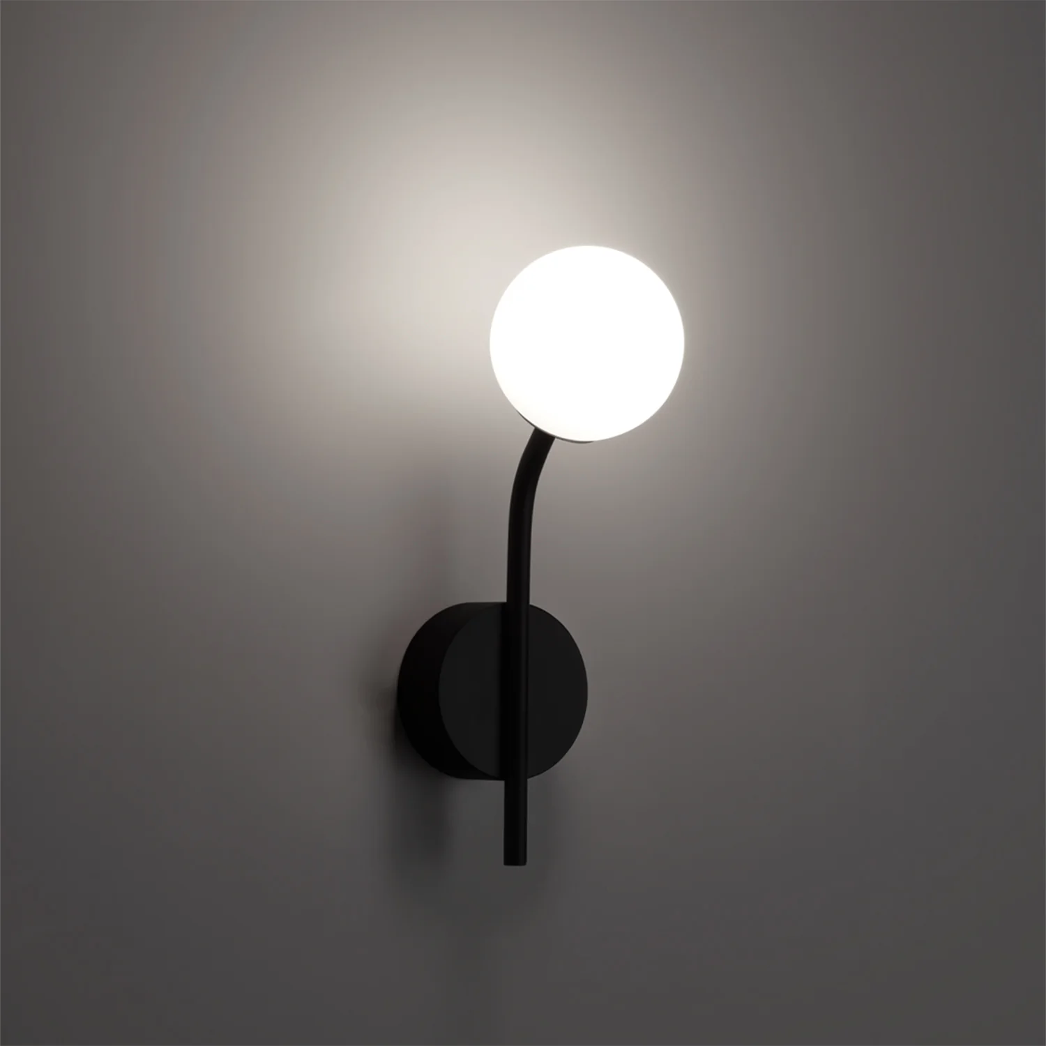decor walther | BASIC series | pep one wall light | matte black - LC - Image 3