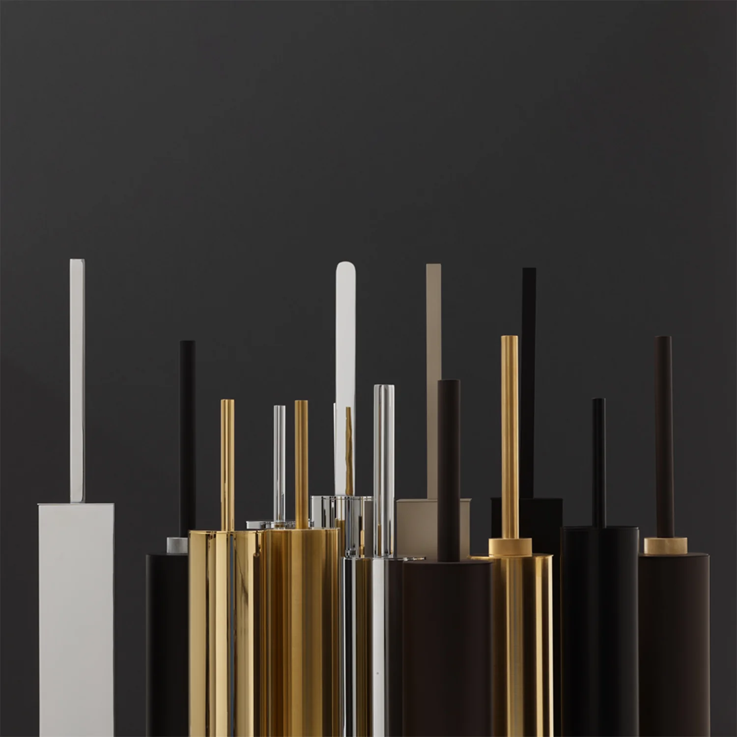 decor walther | MIKADO series | toilet brush | gold 24 carat - Image 5