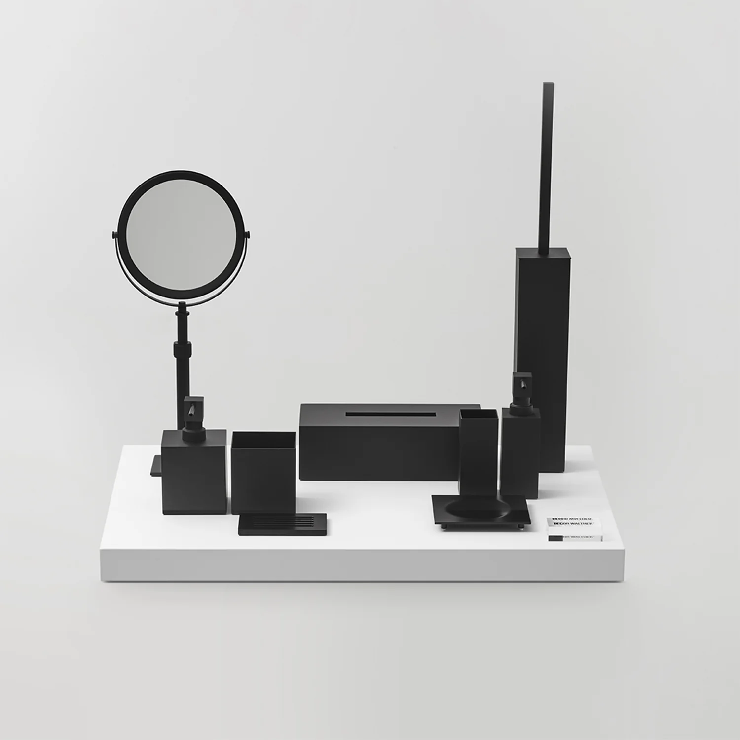 decor walther | MIKADO series | tumbler + toothbrush holder | matte black - Image 4