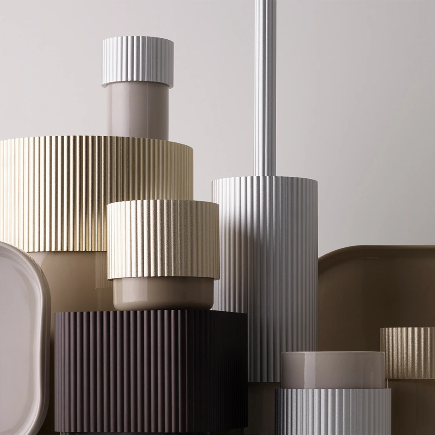 decor walther | OF.LINE series | multi purpose box medium | champagne + shell - Image 3