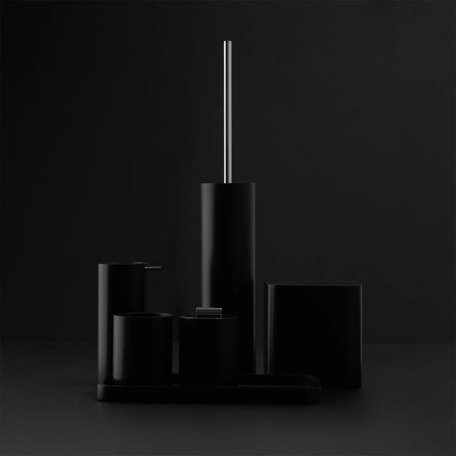 decor walther | STONE series | tab tray | matte black - Image 3