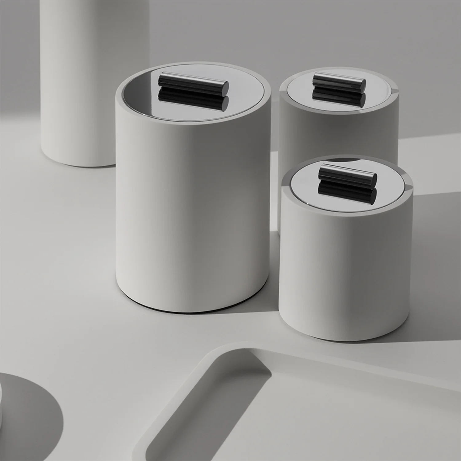 decor walther | STONE series | tab tray | matte white - Image 4