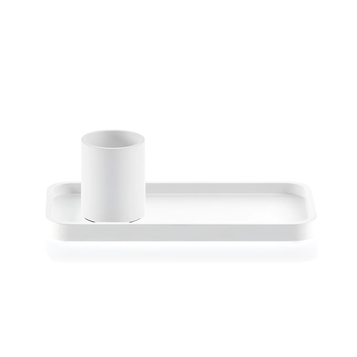 decor walther | STONE series | tumbler + toothbrush holder | white - Image 2