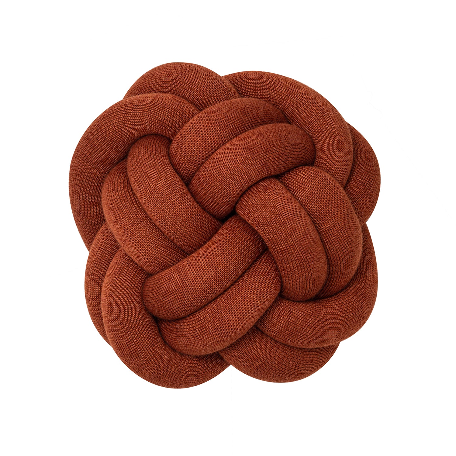 design house stockholm | knot cushion | ochre - Image 4