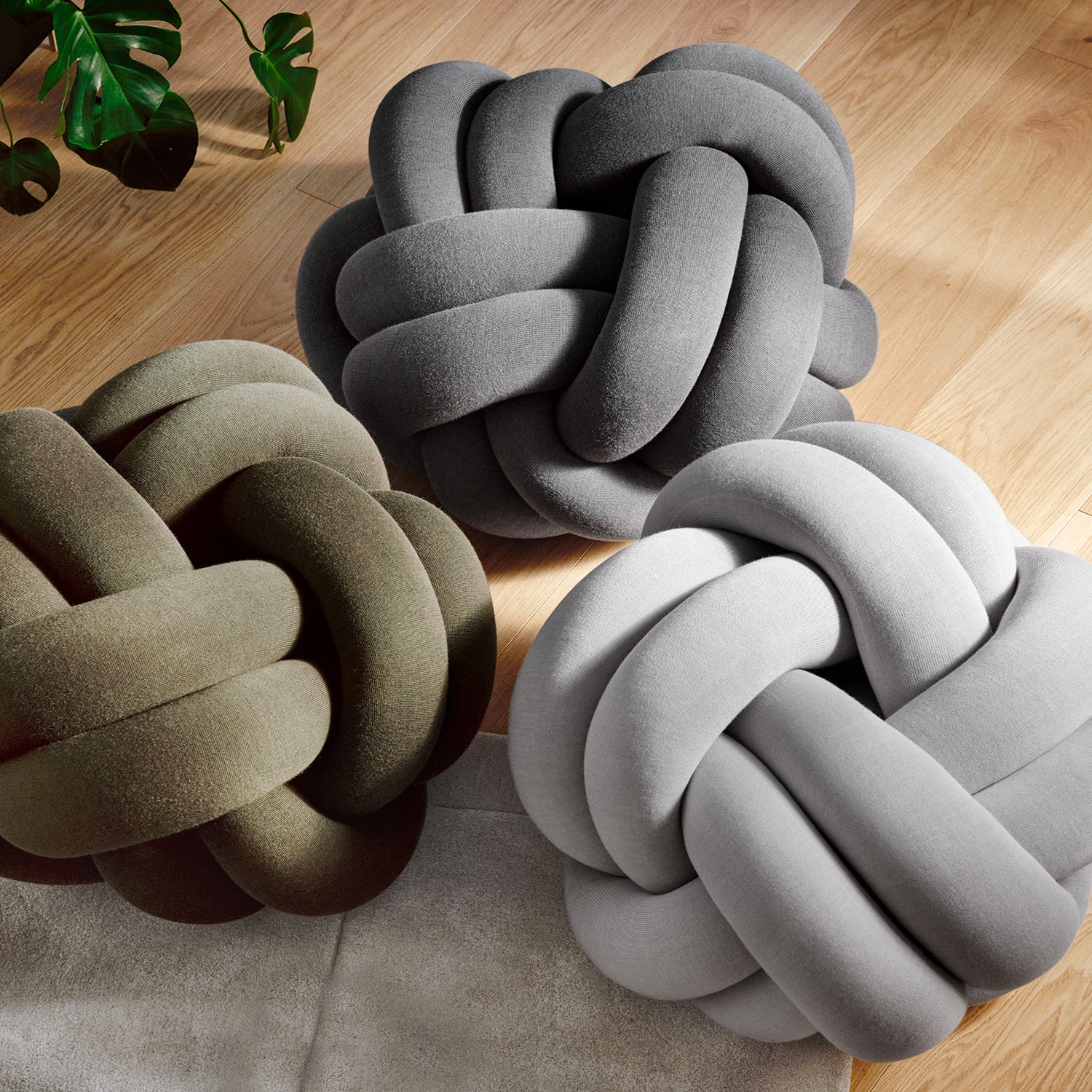 design house stockholm | knot seat cushion XL | forest green - Image 5