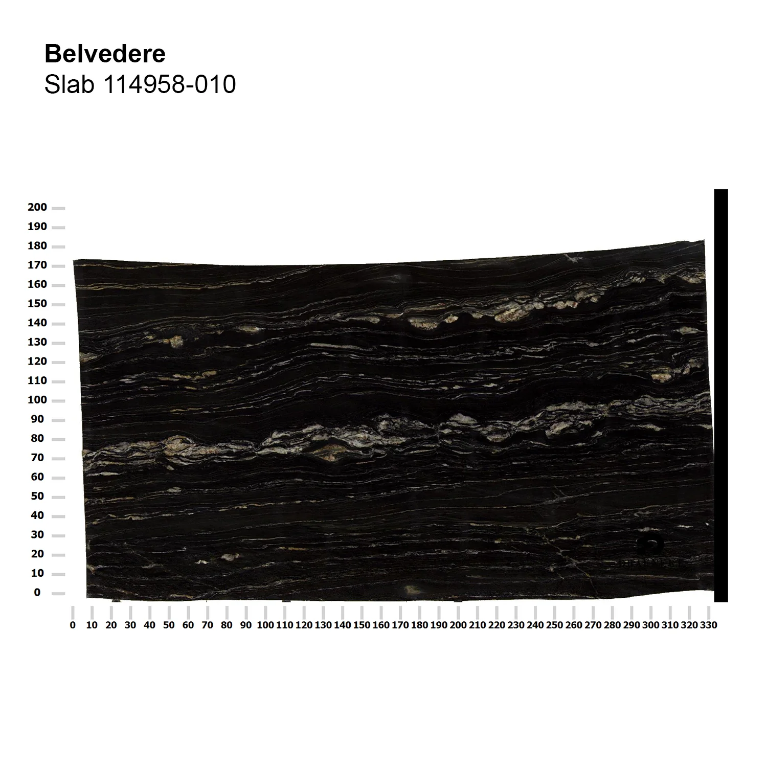 draenert | day bar trolley | belvedere polished stone + black frame - Image 12