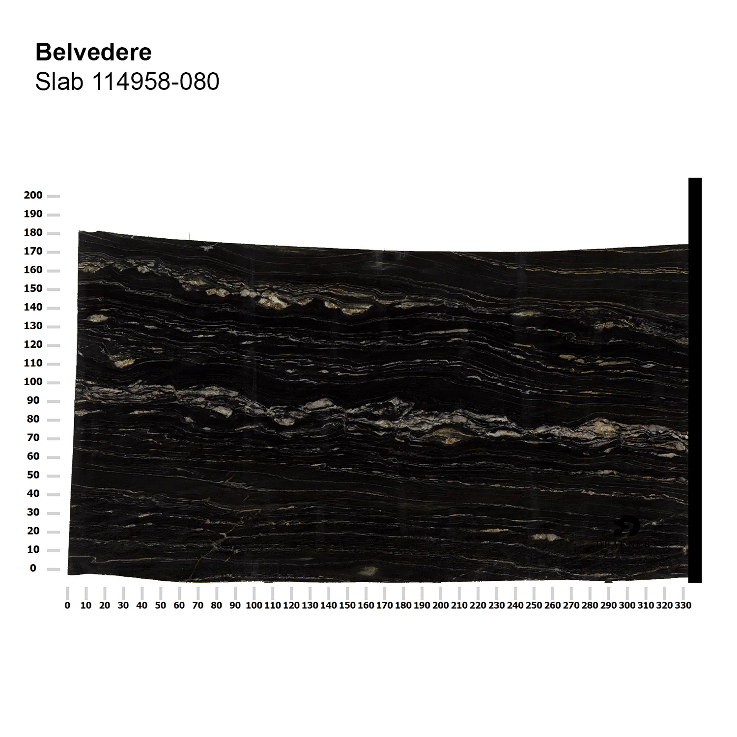draenert | day bar trolley | belvedere polished stone + black frame - Image 13