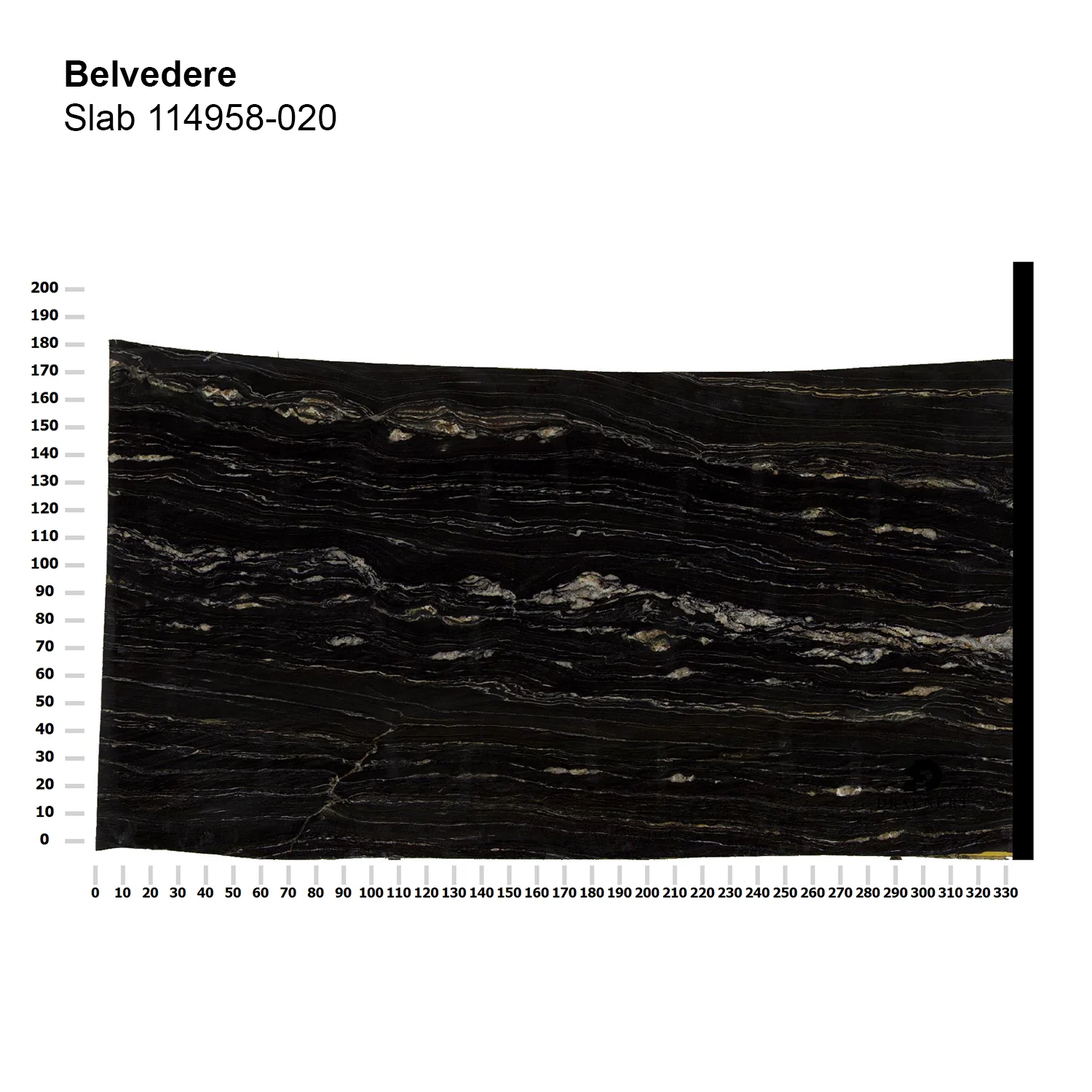 draenert | day bar trolley | belvedere polished stone + black frame - Image 16