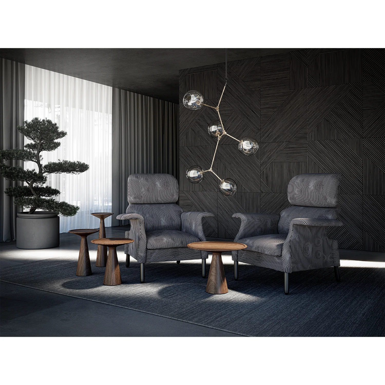 draenert | figura coffee table | american walnut 49x38cm - Image 6