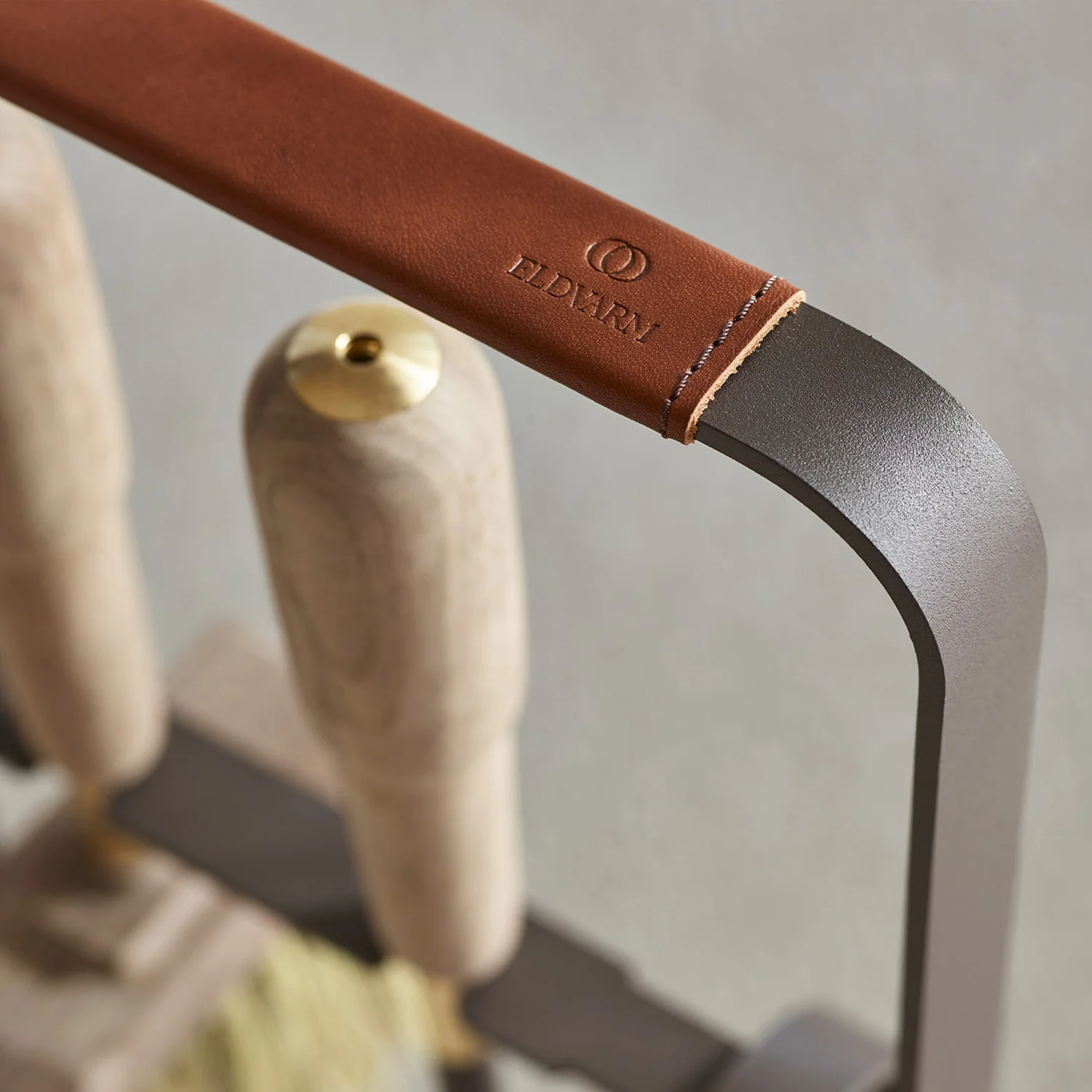 eldvarm | emma fire companion set with leather | havane - Image 4