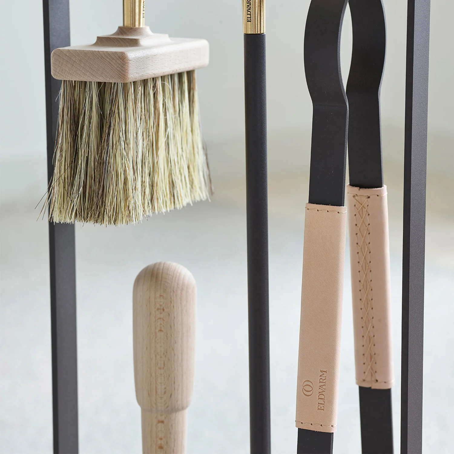 eldvarm | emma fire companion set with leather | naturel - Image 4