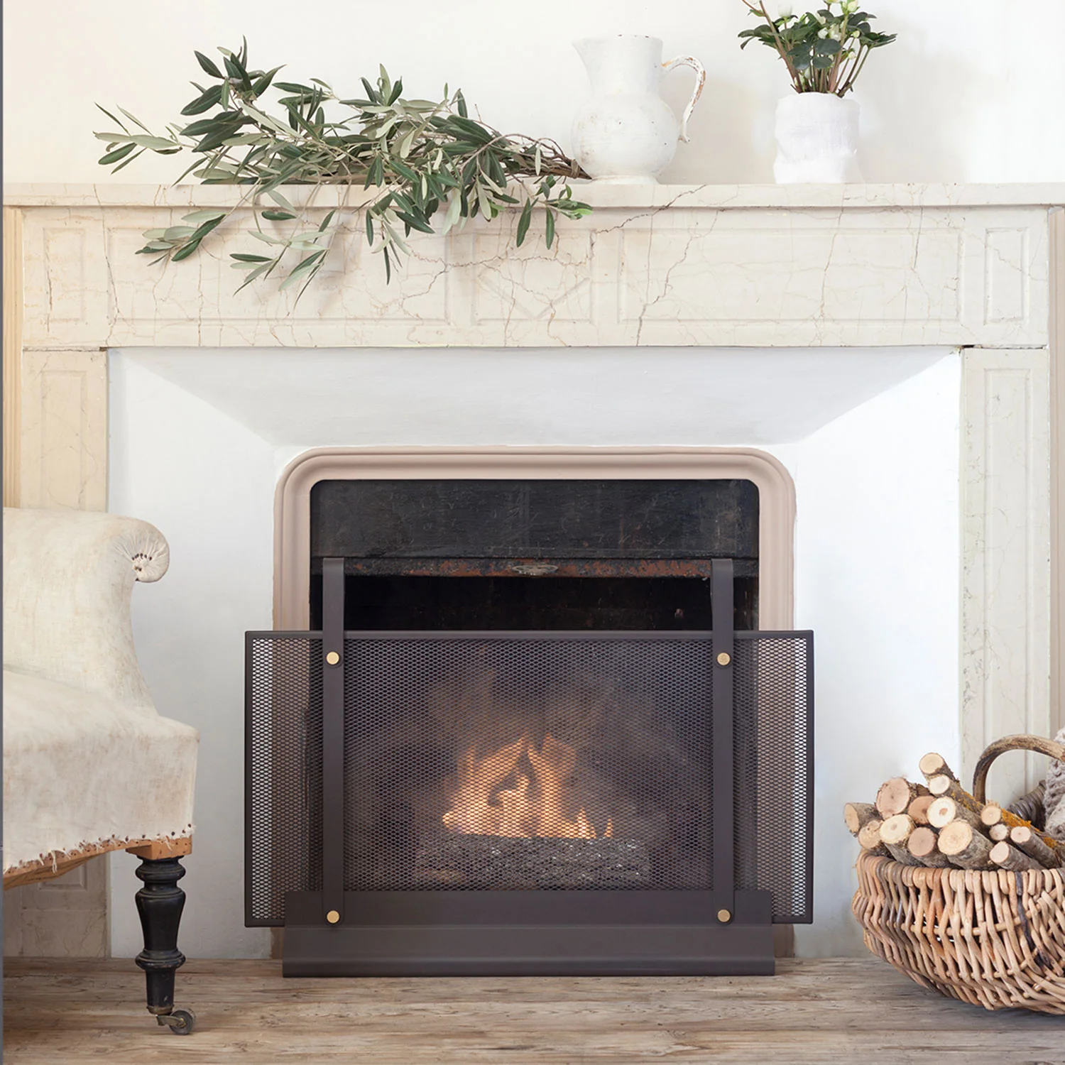 eldvarm | emma fireplace screen | classique small 70 - Image 4