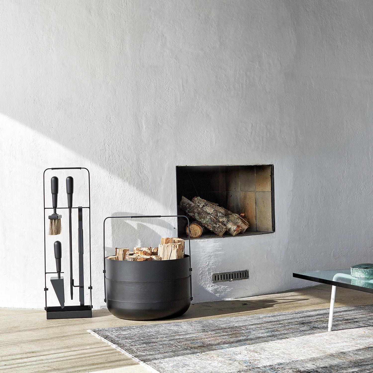 eldvarm | emma wood basket | noir - Image 3