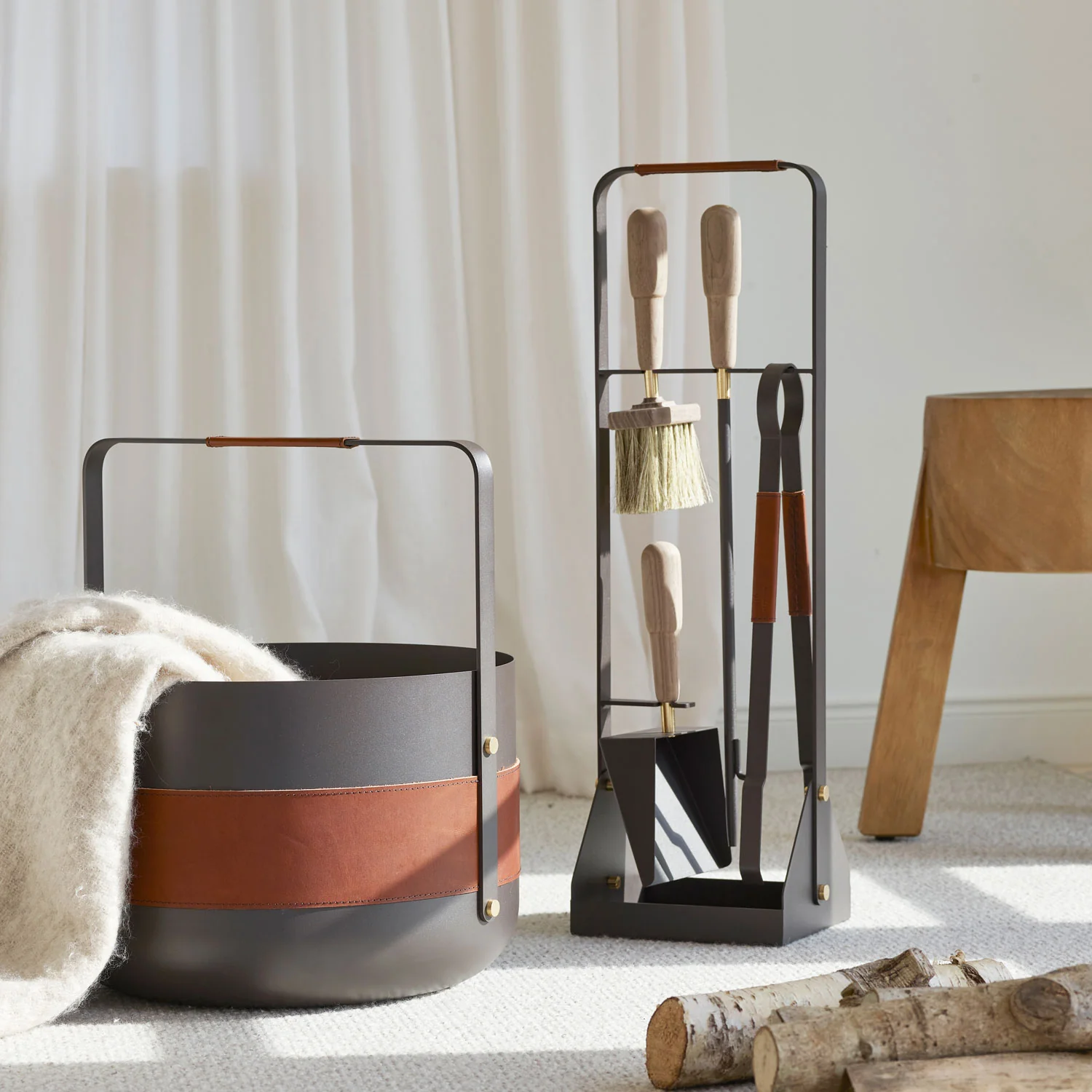 eldvarm | emma wood basket | havane - Image 4