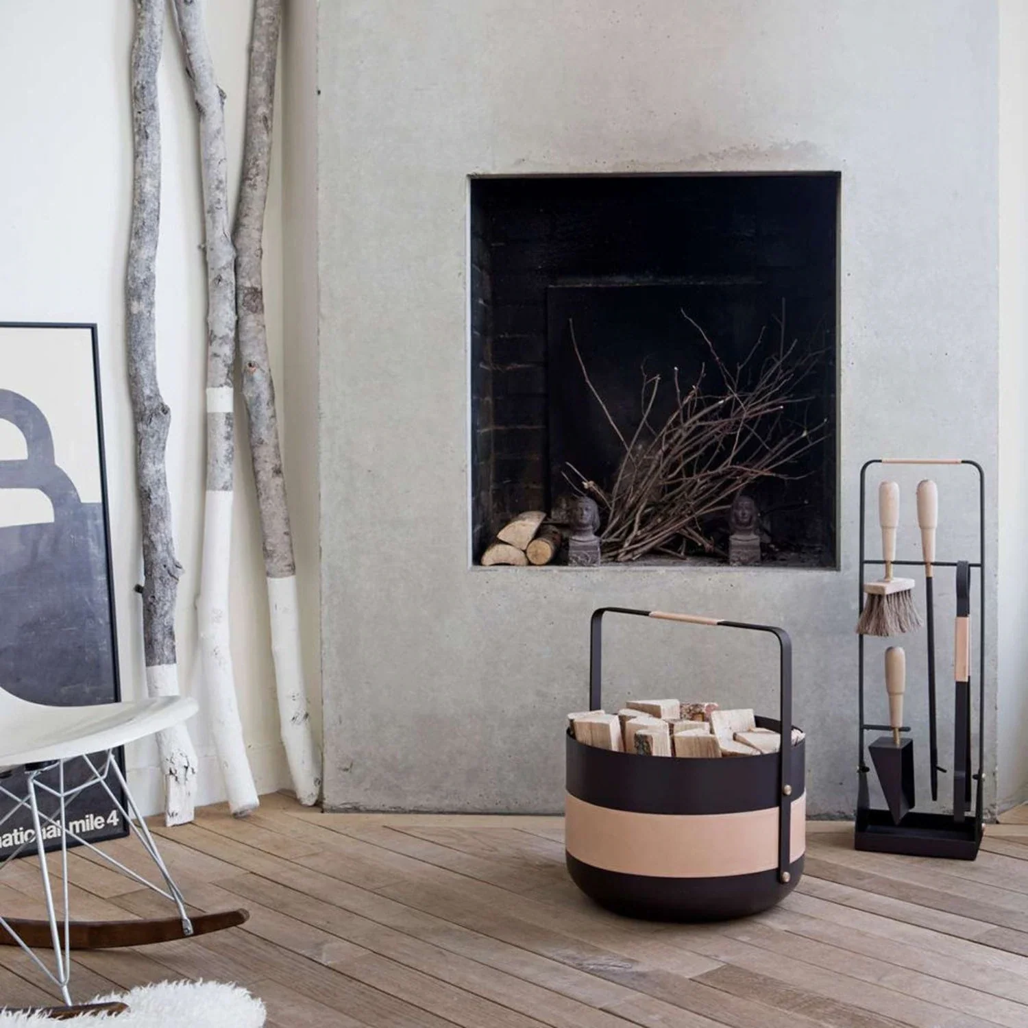 eldvarm | emma wood basket | naturel - Image 4