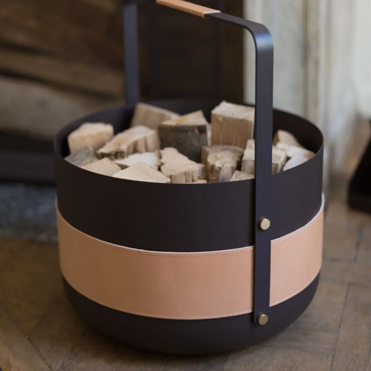 eldvarm | emma wood basket | naturel - Image 5