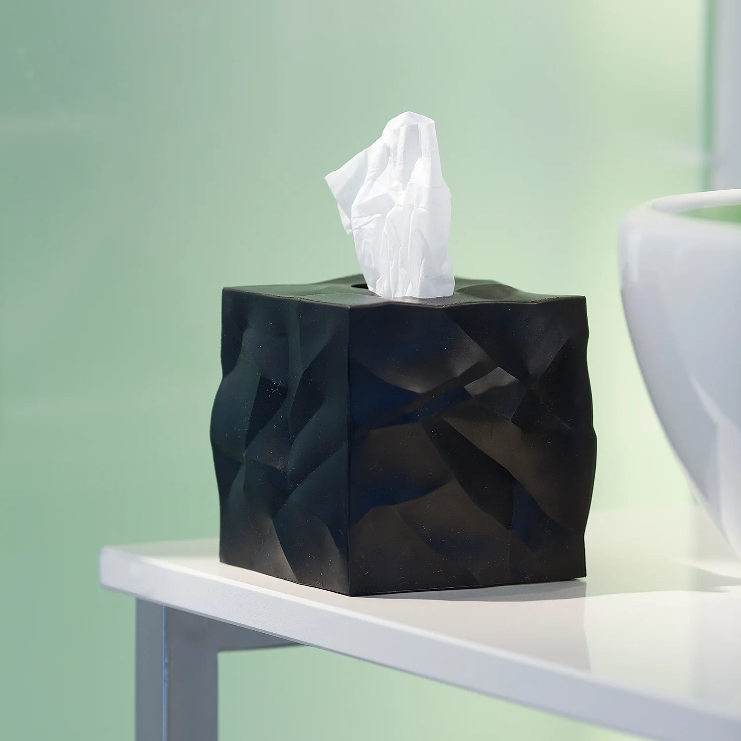 essey | wipy cube tissue box | black - Image 11