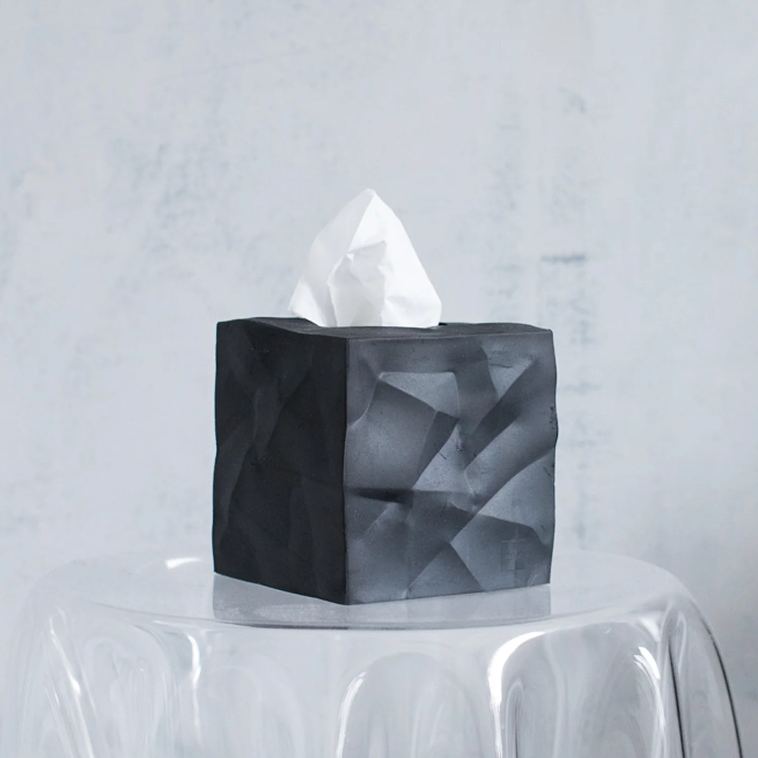 essey | wipy cube tissue box | black - Image 6
