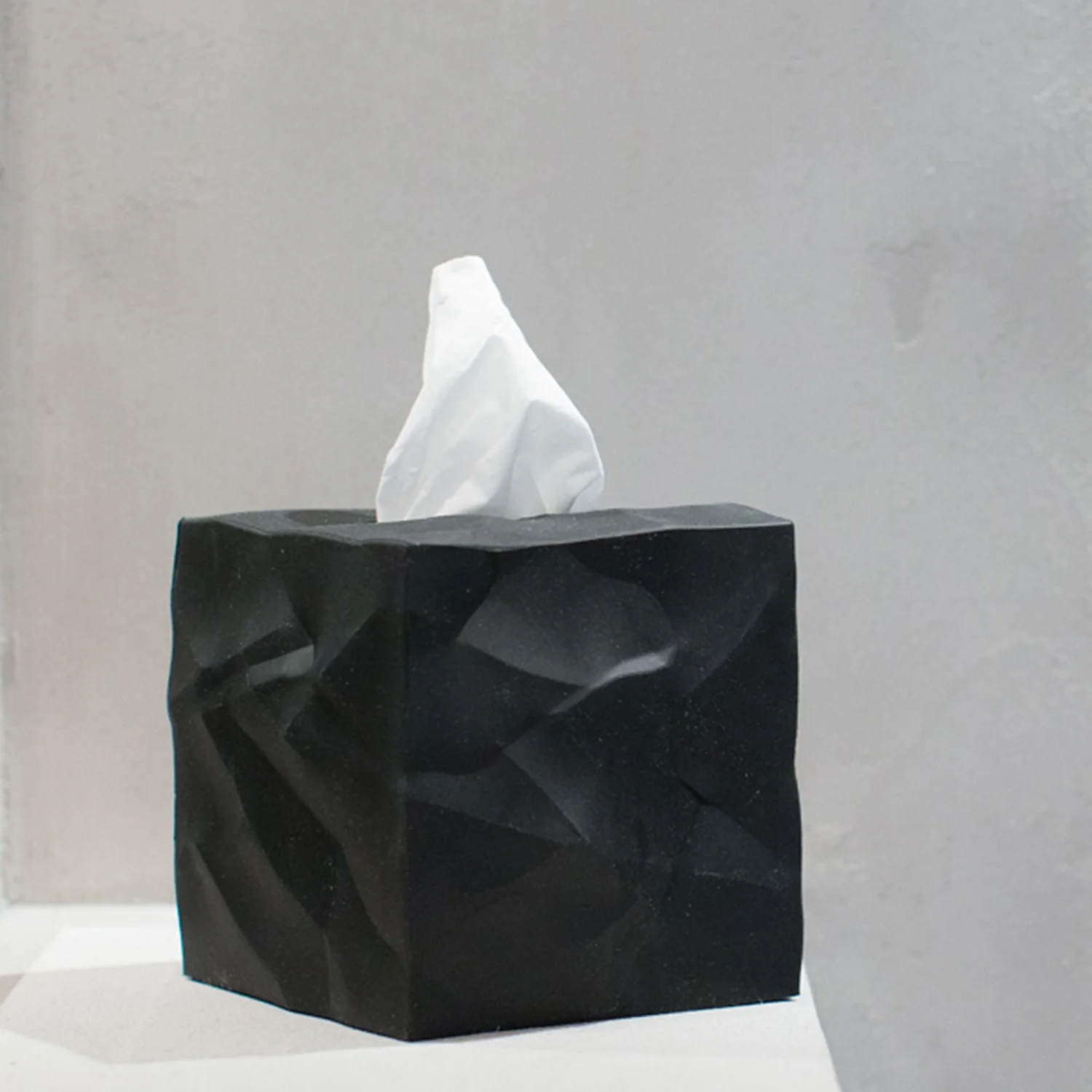 essey | wipy cube tissue box | black - Image 7