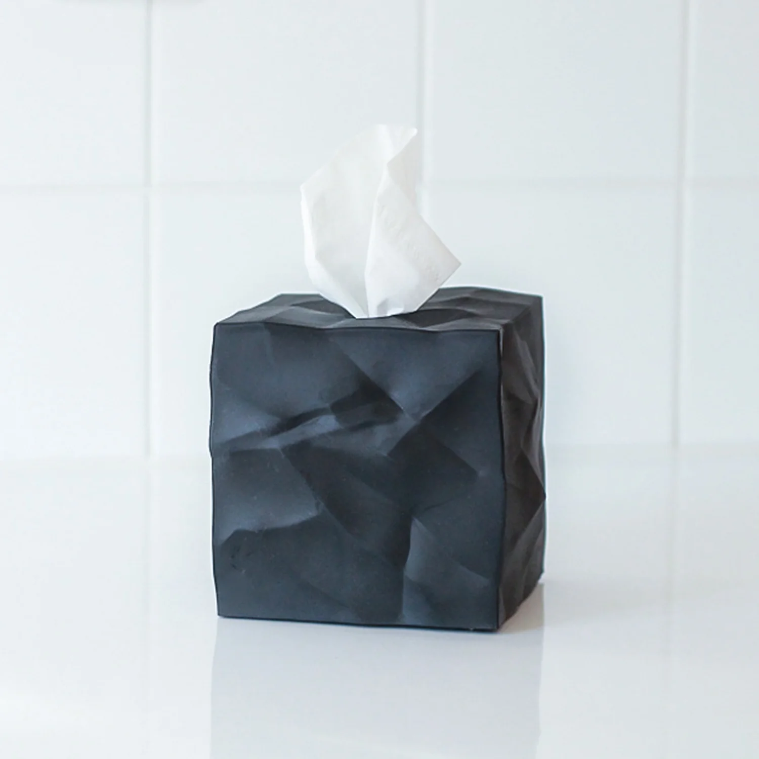 essey | wipy cube tissue box | black - Image 8