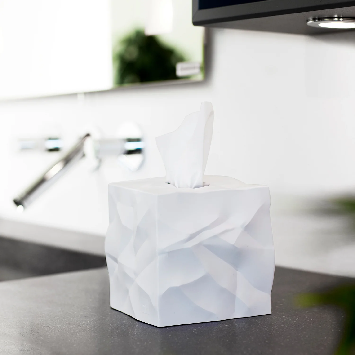 essey | wipy cube tissue box | white - Image 10