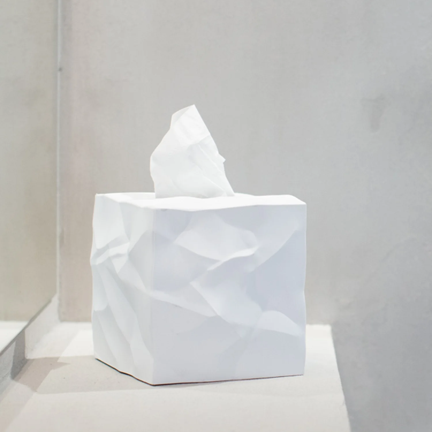 essey | wipy cube tissue box | white - Image 5