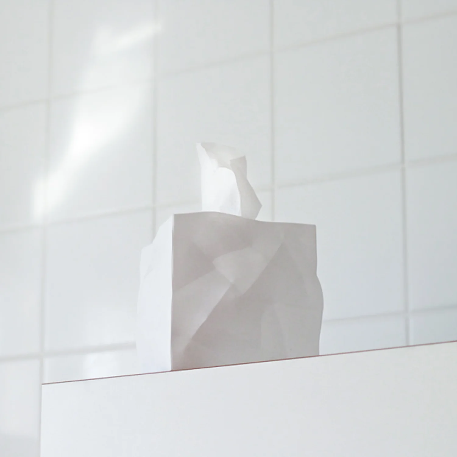 essey | wipy cube tissue box | white - Image 6