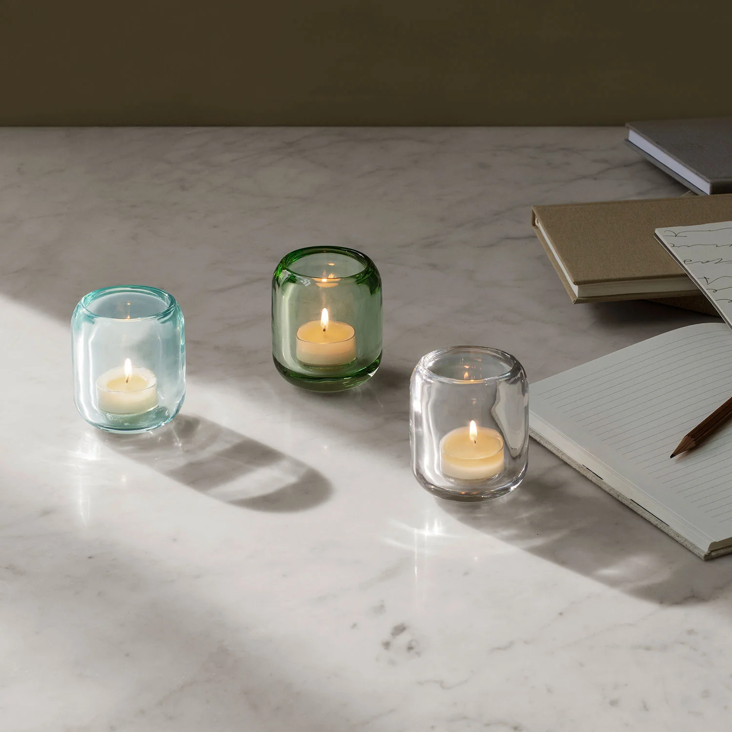 eva solo | acorn tealight candle holder set | clear - Image 2