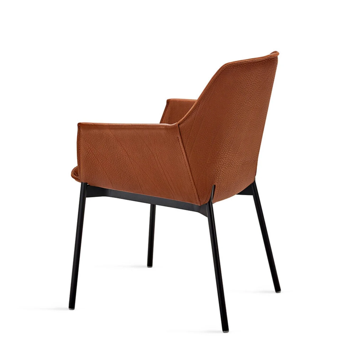freifrau | grace armchair high | magnum cognac leather - Image 3