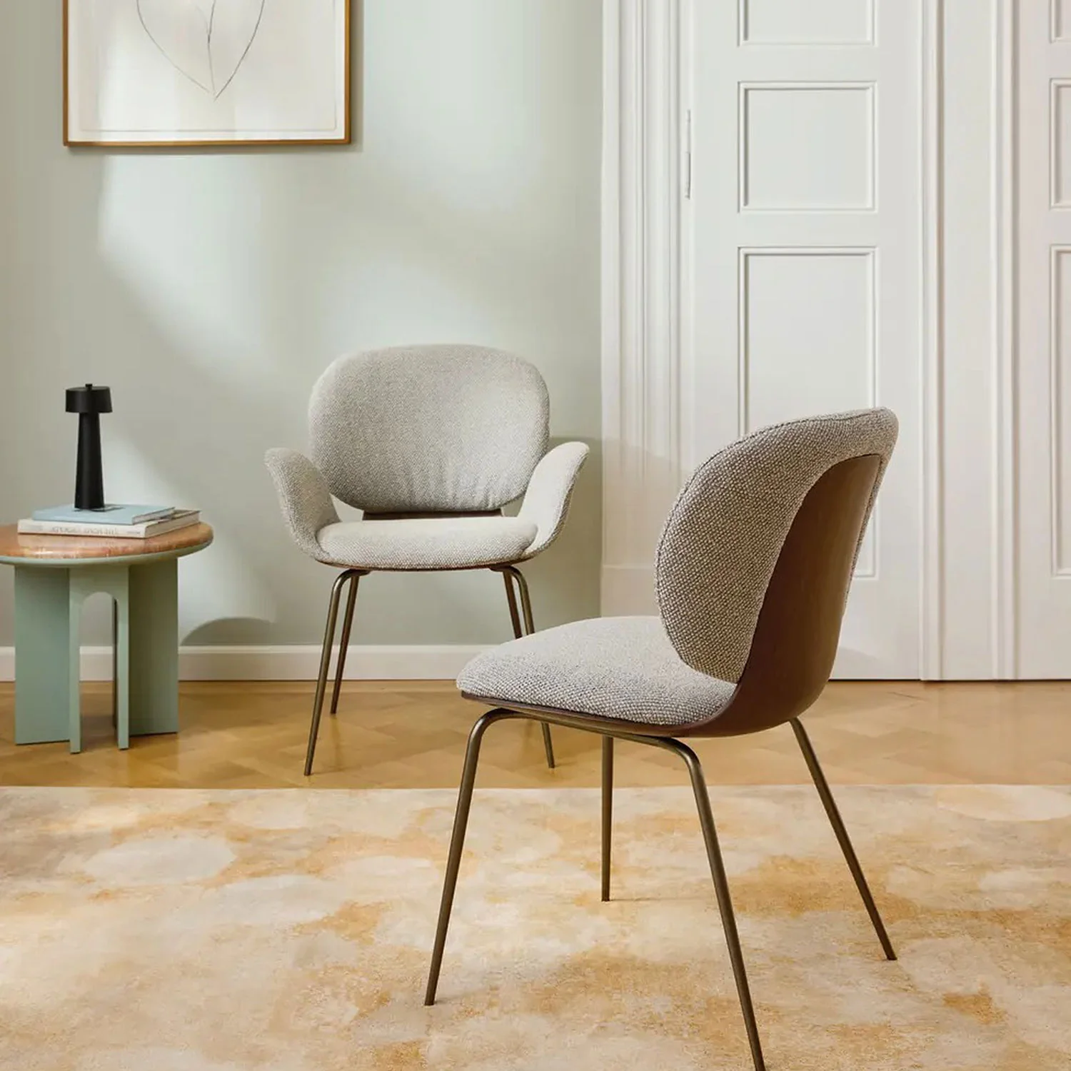 freifrau | ivy chair | twin-pipe steel frame | CATEGORY 1 FABRIC - Image 5
