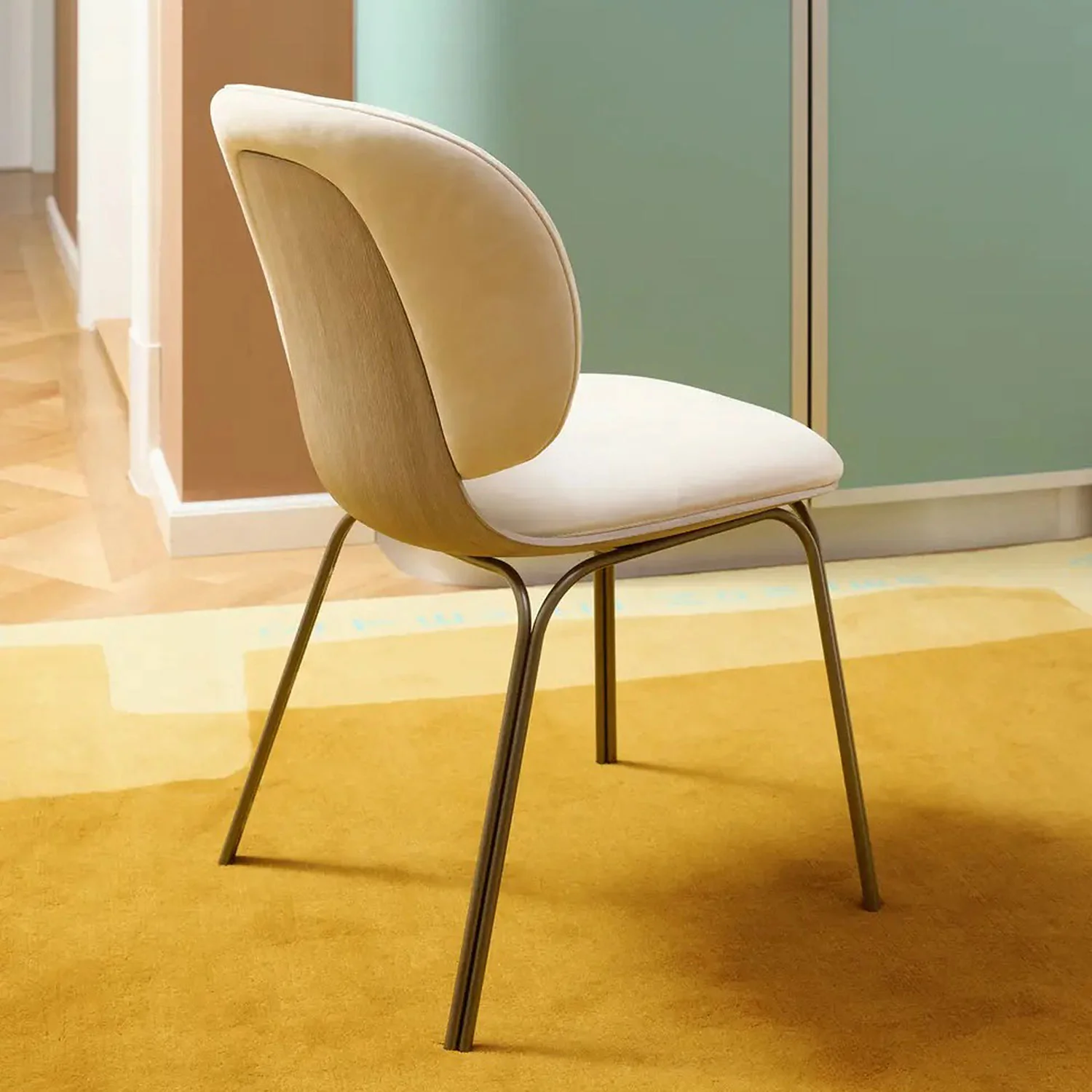 freifrau | ivy chair | twin-pipe steel frame | CATEGORY 1 FABRIC - Image 3