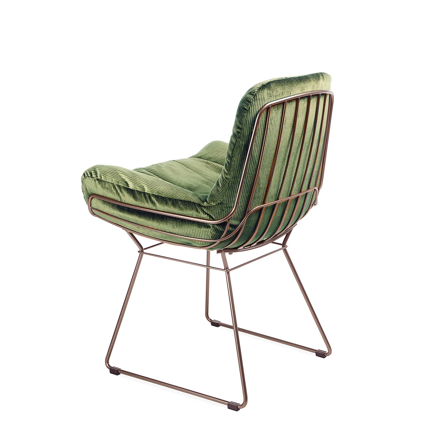 freifrau | leyasol indoor armchair low | riga sauge + steel copper glaze frame - Image 3