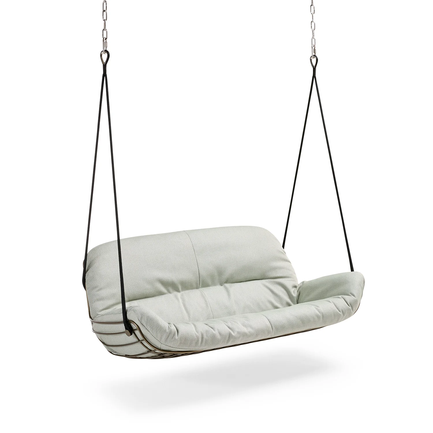freifrau | leyasol outdoor lounge couch double swing seat | lopi ash