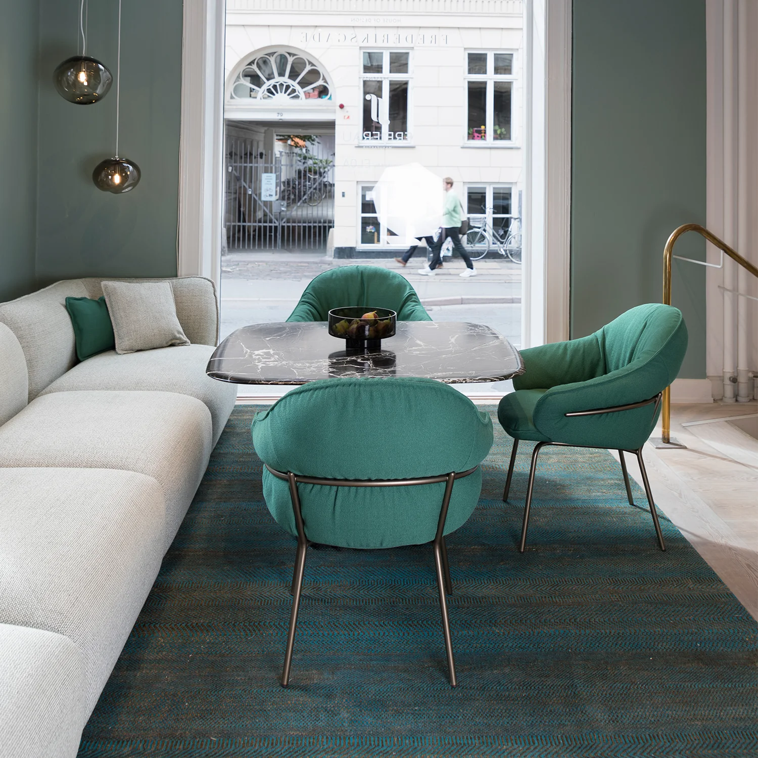 freifrau | low dining | marie armchair | adora walnut leather - Image 12