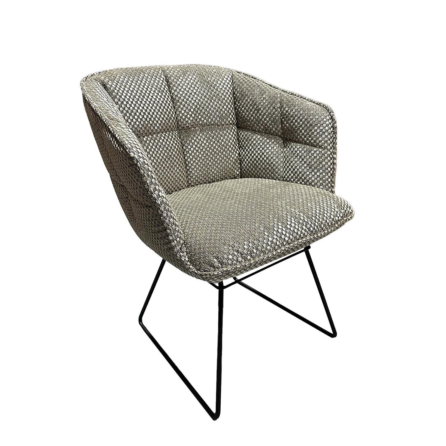 freifrau | marla armchair high | wire frame | nobilis raphael 02 beige - Image 3