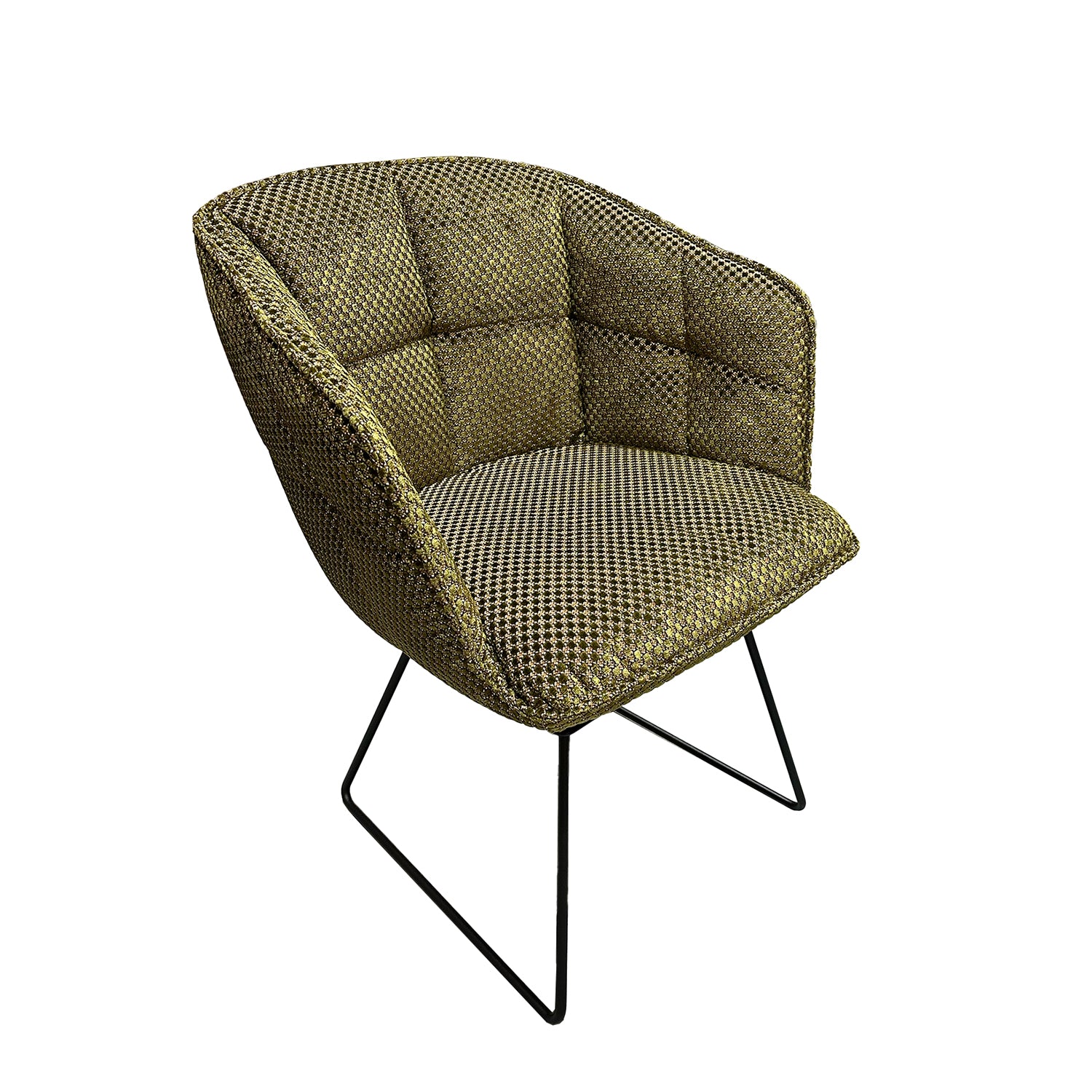 freifrau | marla armchair high | wire frame | nobilis raphael 73 vert khaki - Image 4