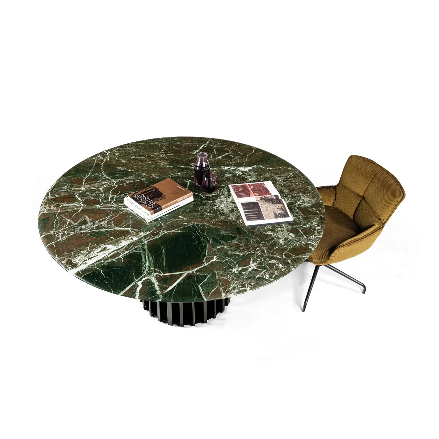 freifrau | marla armchair low | trestle leg | riga mustard - Image 7