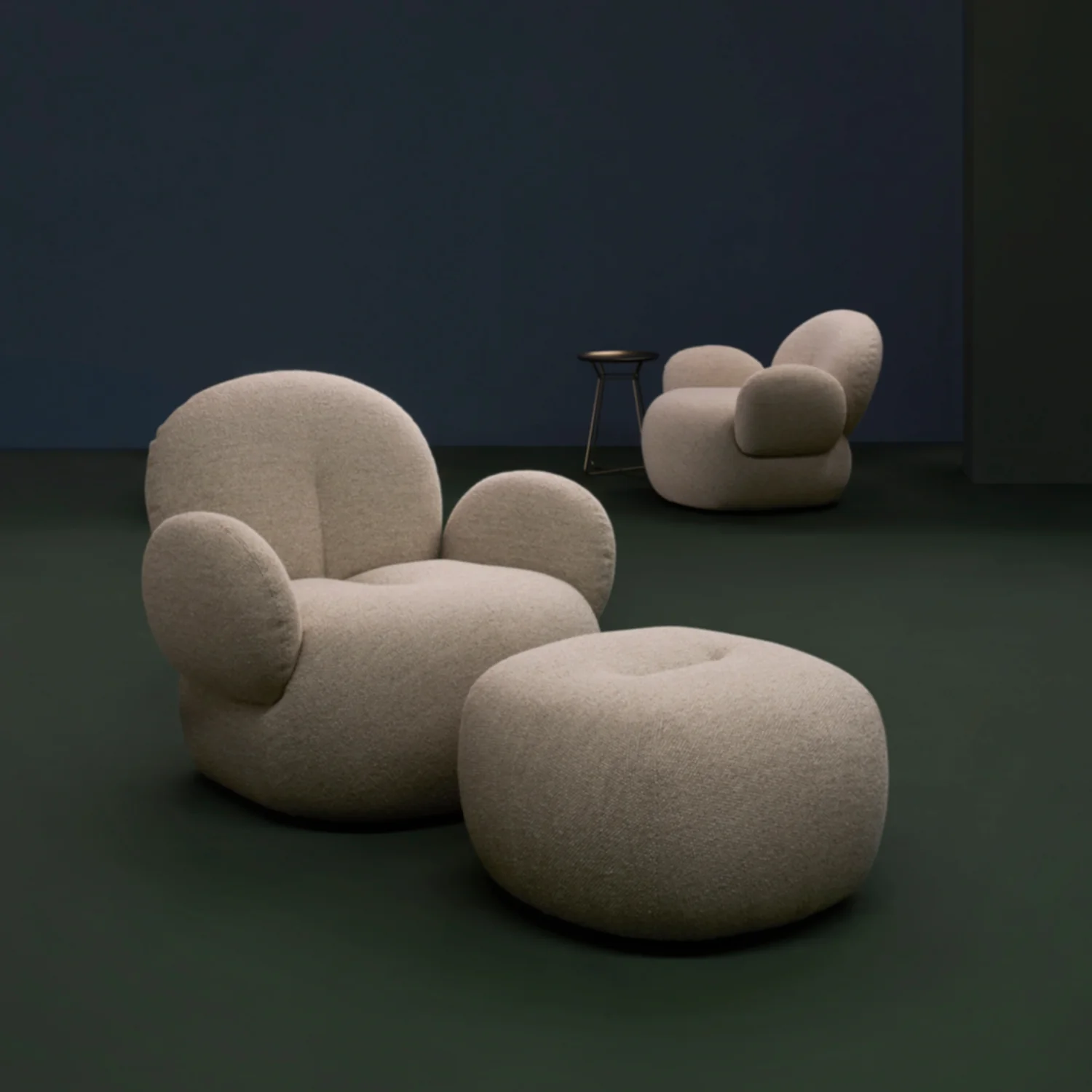 freifrau | nana outdoor pouf petite | lopi fabric - Image 7