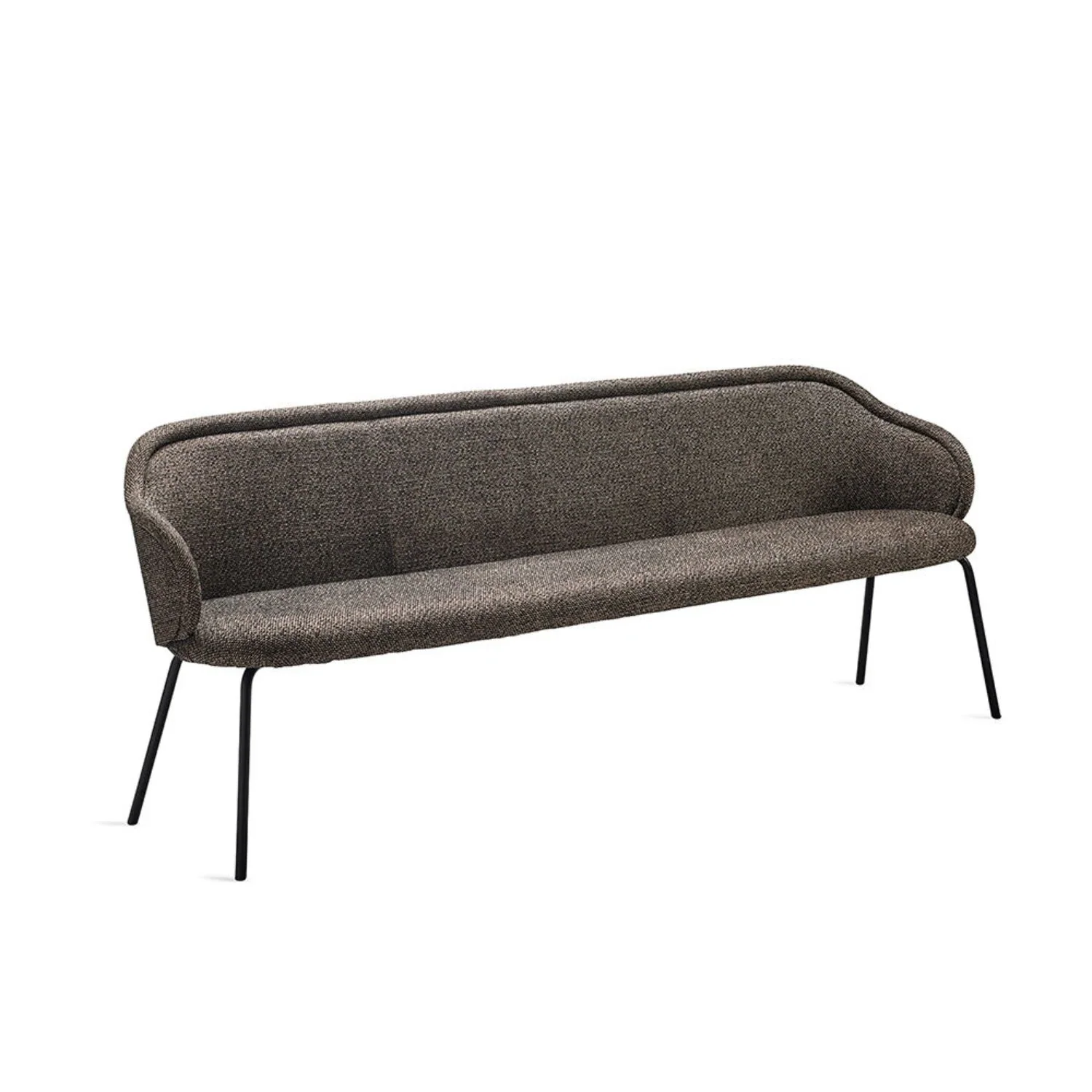 freifrau | ona curve bench 140cm | steel frame | safire 0001 - EX DISPLAY - Image 10