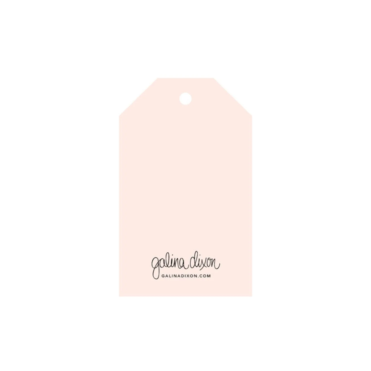 galina dixon | gift tag | so little so loved (blush) - Image 2