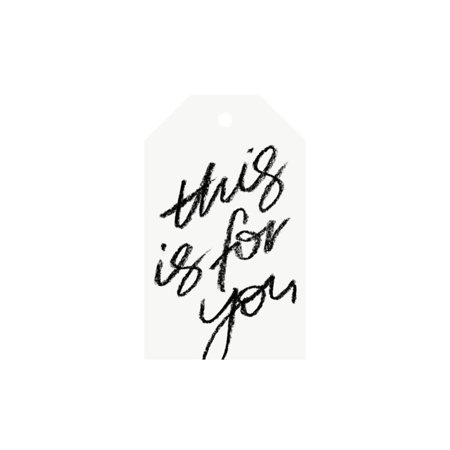 galina dixon | gift tag | this is for you