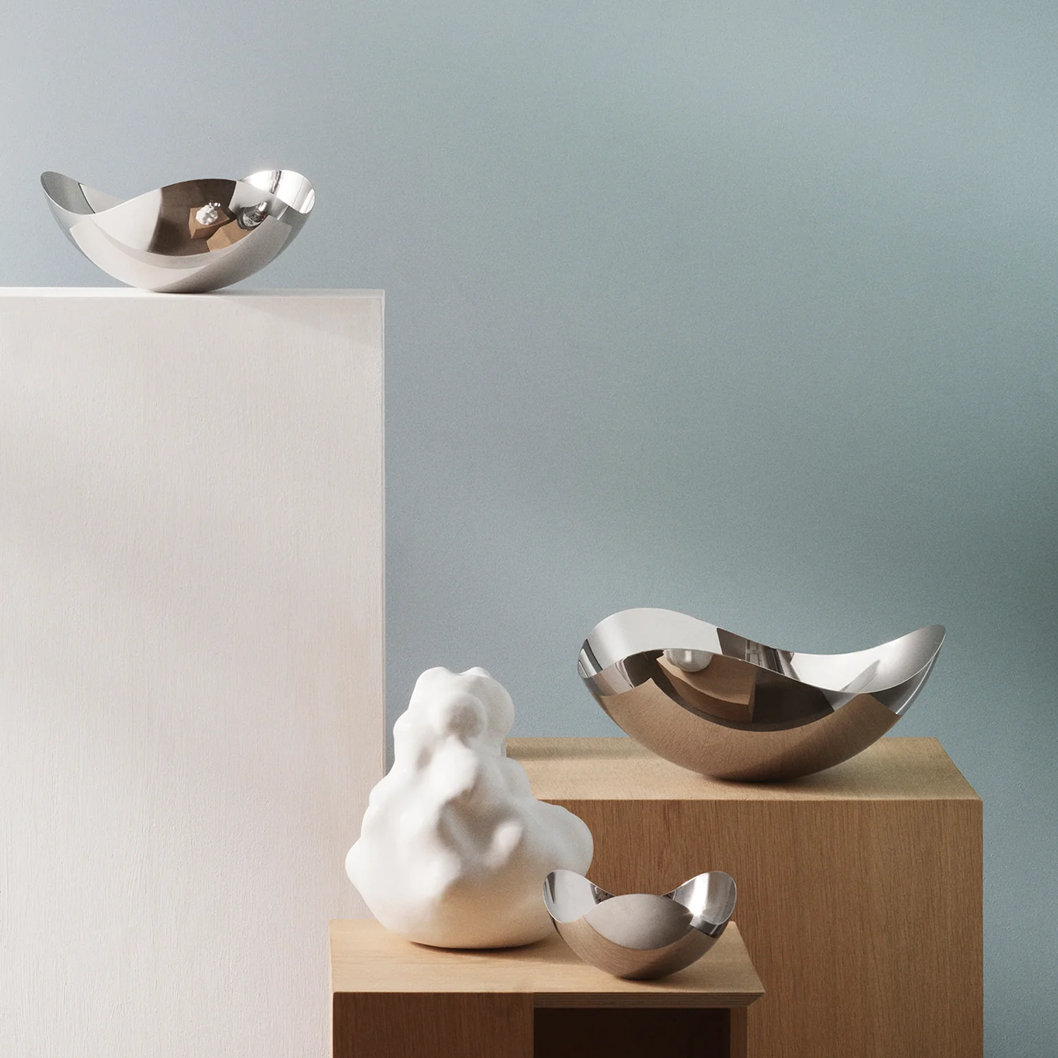 georg jensen | bloom mirror bowl | large - Image 6