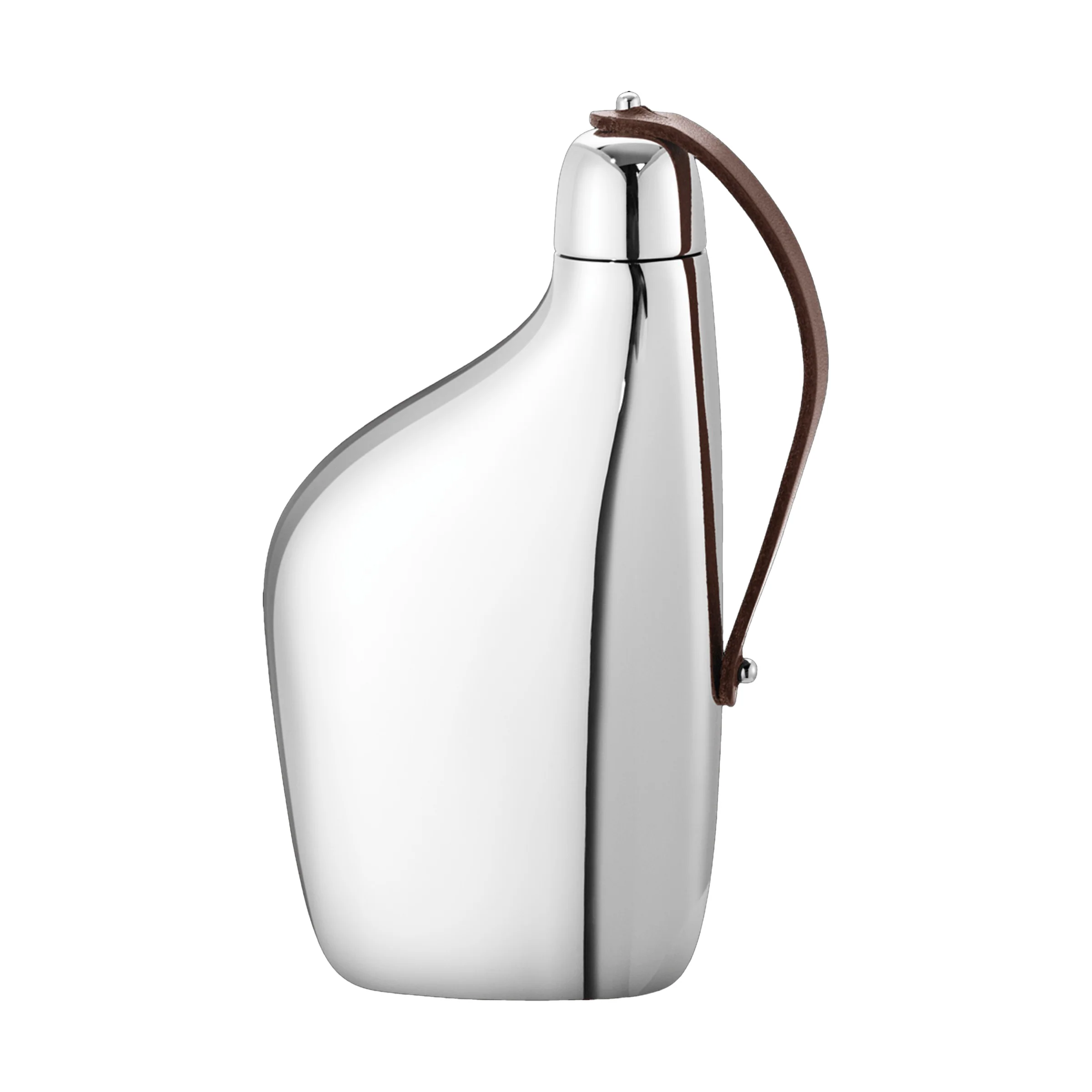 georg jensen | sky hip flask 0.15L + card game - leather | bundle - Image 3