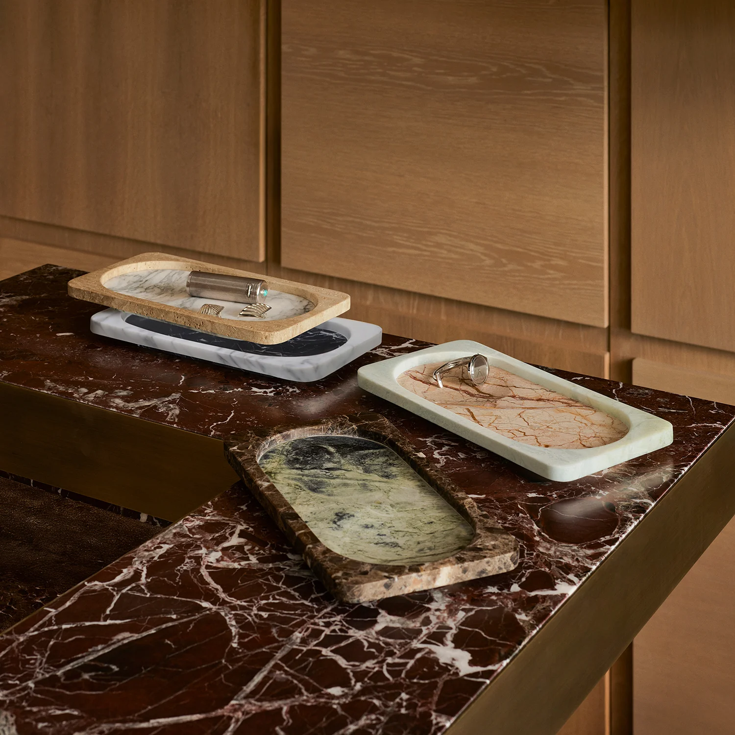 greg natale | caldera tray | nero + arabescato - Image 2