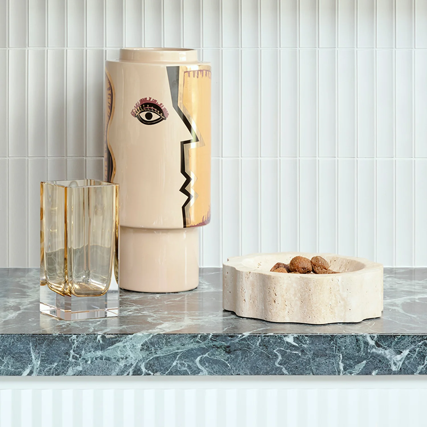 greg natale | onda bowl | white travertine - DC - Image 2