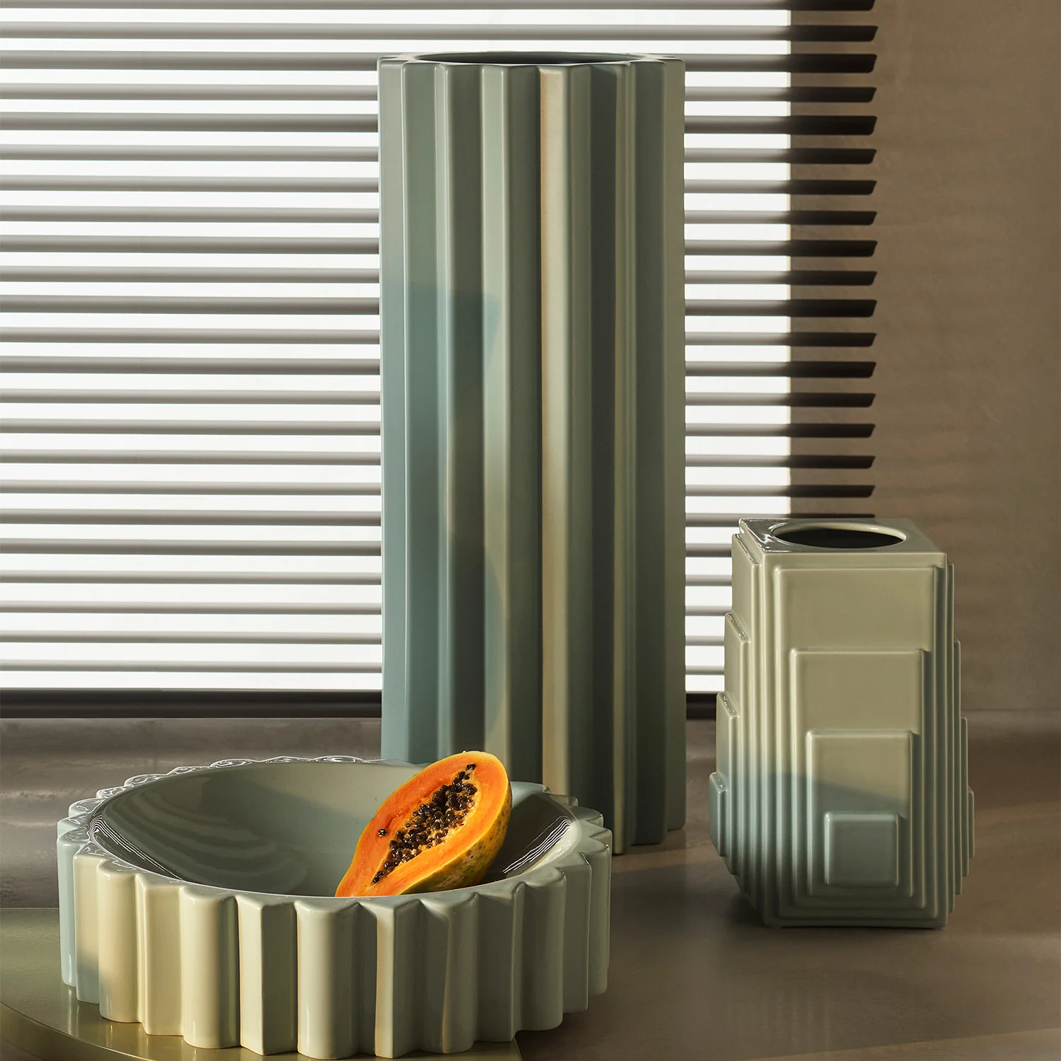 greg natale | parallel lines vase | sage ~ DC - Image 3