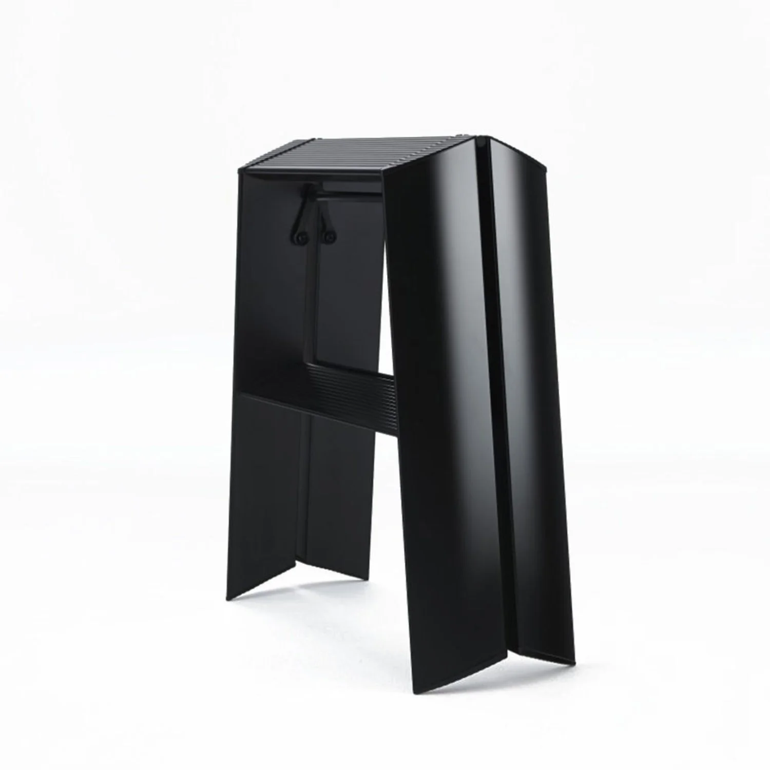 hasegawa | lucano 2 step ladder | black wide - Image 2